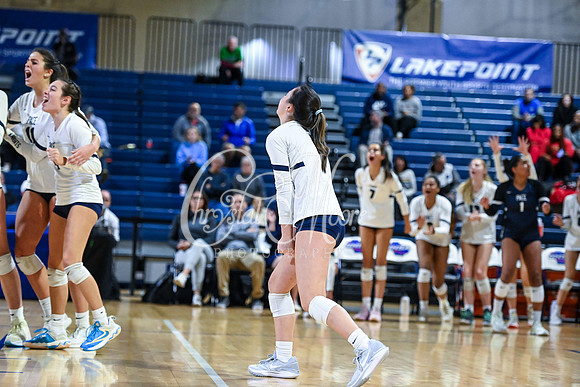 4A GHSA State Volleyball Champions, Pace Academy, in a comeback 3-2 win over Lovett at the Champions Center in LakePoint Sports Complex
