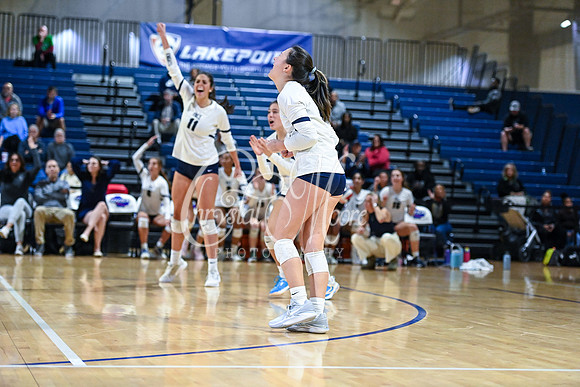 4A GHSA State Volleyball Champions, Pace Academy, in a comeback 3-2 win over Lovett at the Champions Center in LakePoint Sports Complex