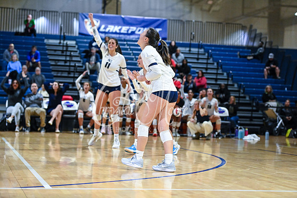 4A GHSA State Volleyball Champions, Pace Academy, in a comeback 3-2 win over Lovett at the Champions Center in LakePoint Sports Complex