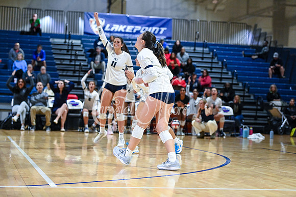 4A GHSA State Volleyball Champions, Pace Academy, in a comeback 3-2 win over Lovett at the Champions Center in LakePoint Sports Complex