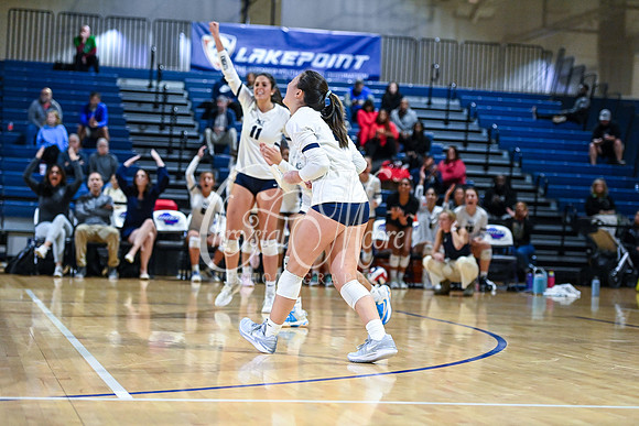 4A GHSA State Volleyball Champions, Pace Academy, in a comeback 3-2 win over Lovett at the Champions Center in LakePoint Sports Complex