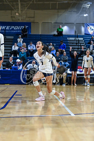 4A GHSA State Volleyball Champions, Pace Academy, in a comeback 3-2 win over Lovett at the Champions Center in LakePoint Sports Complex