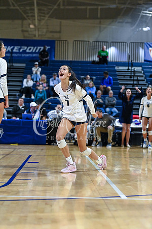 4A GHSA State Volleyball Champions, Pace Academy, in a comeback 3-2 win over Lovett at the Champions Center in LakePoint Sports Complex