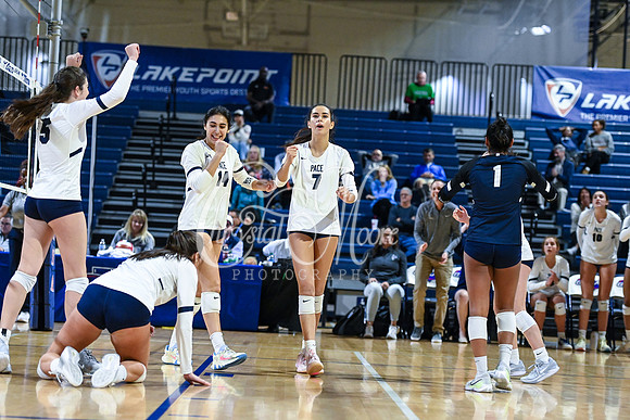 4A GHSA State Volleyball Champions, Pace Academy, in a comeback 3-2 win over Lovett at the Champions Center in LakePoint Sports Complex