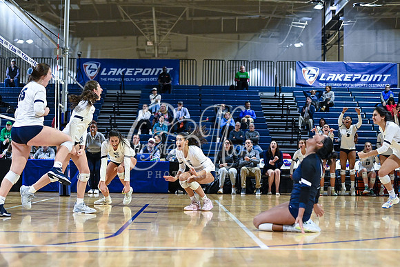 4A GHSA State Volleyball Champions, Pace Academy, in a comeback 3-2 win over Lovett at the Champions Center in LakePoint Sports Complex