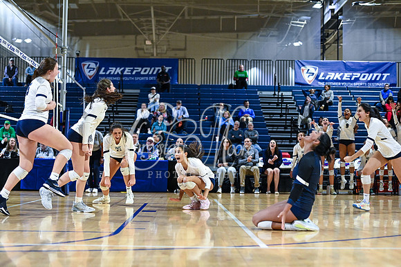 4A GHSA State Volleyball Champions, Pace Academy, in a comeback 3-2 win over Lovett at the Champions Center in LakePoint Sports Complex