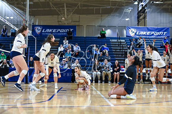 4A GHSA State Volleyball Champions, Pace Academy, in a comeback 3-2 win over Lovett at the Champions Center in LakePoint Sports Complex