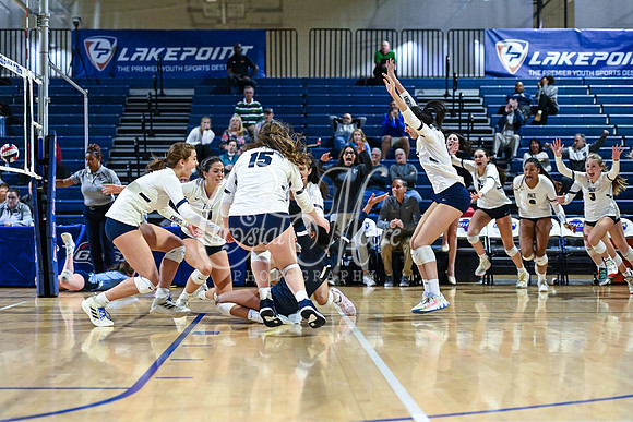 4A GHSA State Volleyball Champions, Pace Academy, in a comeback 3-2 win over Lovett at the Champions Center in LakePoint Sports Complex