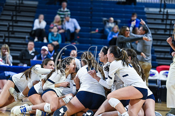 4A GHSA State Volleyball Champions, Pace Academy, in a comeback 3-2 win over Lovett at the Champions Center in LakePoint Sports Complex