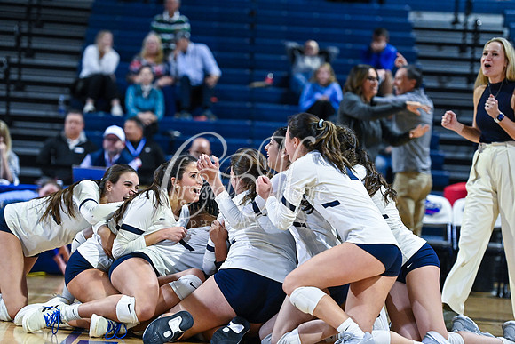 4A GHSA State Volleyball Champions, Pace Academy, in a comeback 3-2 win over Lovett at the Champions Center in LakePoint Sports Complex