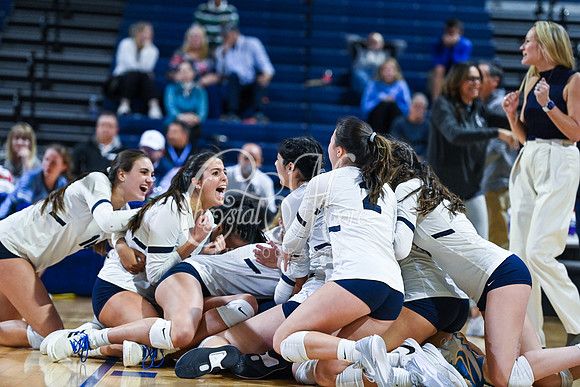 4A GHSA State Volleyball Champions, Pace Academy, in a comeback 3-2 win over Lovett at the Champions Center in LakePoint Sports Complex