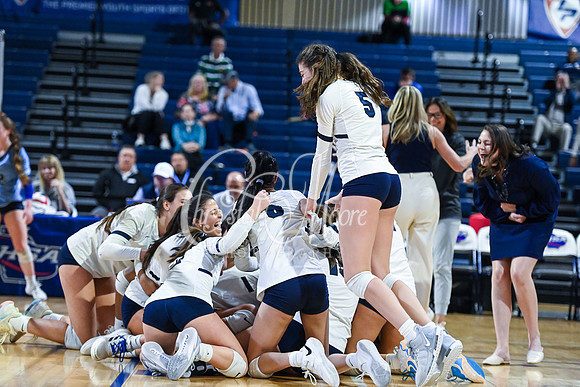 4A GHSA State Volleyball Champions, Pace Academy, in a comeback 3-2 win over Lovett at the Champions Center in LakePoint Sports Complex