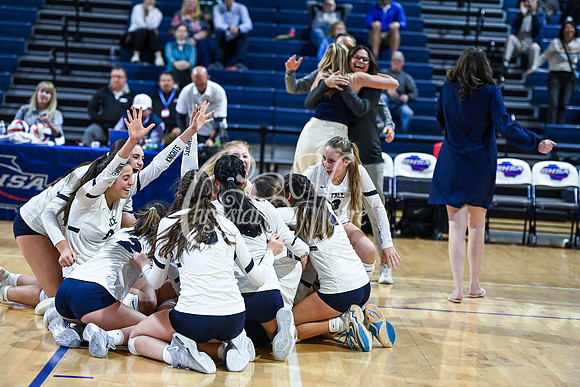 4A GHSA State Volleyball Champions, Pace Academy, in a comeback 3-2 win over Lovett at the Champions Center in LakePoint Sports Complex