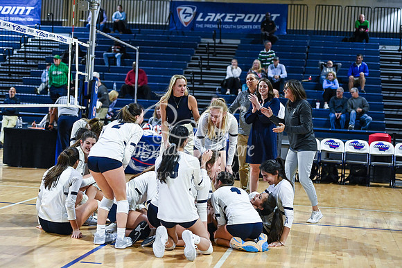 4A GHSA State Volleyball Champions, Pace Academy, in a comeback 3-2 win over Lovett at the Champions Center in LakePoint Sports Complex