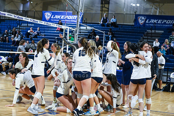 4A GHSA State Volleyball Champions, Pace Academy, in a comeback 3-2 win over Lovett at the Champions Center in LakePoint Sports Complex