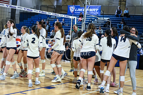 4A GHSA State Volleyball Champions, Pace Academy, in a comeback 3-2 win over Lovett at the Champions Center in LakePoint Sports Complex