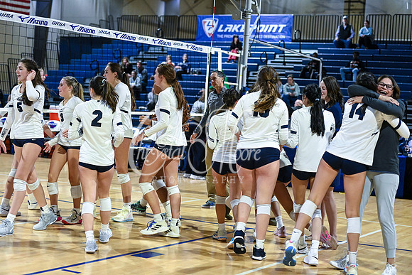 4A GHSA State Volleyball Champions, Pace Academy, in a comeback 3-2 win over Lovett at the Champions Center in LakePoint Sports Complex