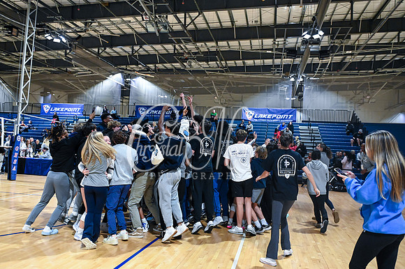 4A GHSA State Volleyball Champions, Pace Academy, in a comeback 3-2 win over Lovett at the Champions Center in LakePoint Sports Complex