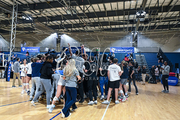 4A GHSA State Volleyball Champions, Pace Academy, in a comeback 3-2 win over Lovett at the Champions Center in LakePoint Sports Complex
