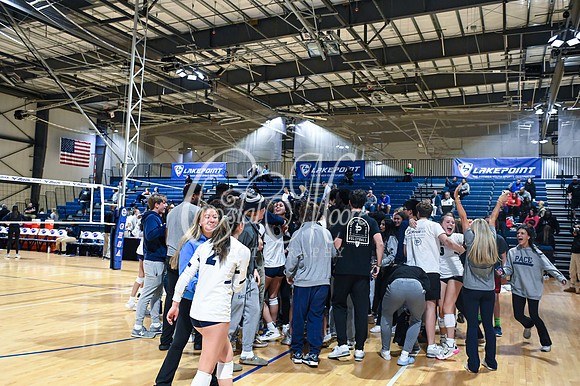 4A GHSA State Volleyball Champions, Pace Academy, in a comeback 3-2 win over Lovett at the Champions Center in LakePoint Sports Complex