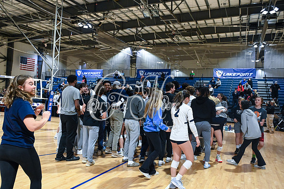 4A GHSA State Volleyball Champions, Pace Academy, in a comeback 3-2 win over Lovett at the Champions Center in LakePoint Sports Complex