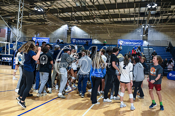 4A GHSA State Volleyball Champions, Pace Academy, in a comeback 3-2 win over Lovett at the Champions Center in LakePoint Sports Complex