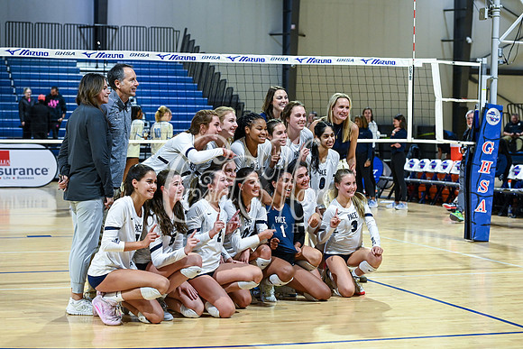 4A GHSA State Volleyball Champions, Pace Academy, in a comeback 3-2 win over Lovett at the Champions Center in LakePoint Sports Complex