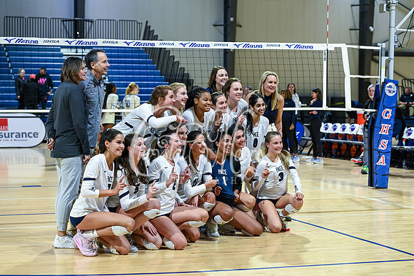 4A GHSA State Volleyball Champions, Pace Academy, in a comeback 3-2 win over Lovett at the Champions Center in LakePoint Sports Complex