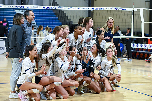 4A GHSA State Volleyball Champions, Pace Academy, in a comeback 3-2 win over Lovett at the Champions Center in LakePoint Sports Complex