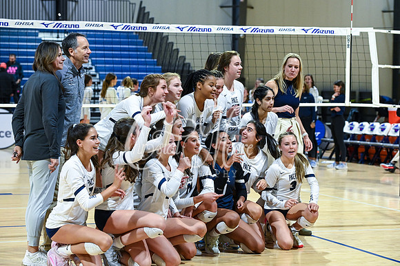 4A GHSA State Volleyball Champions, Pace Academy, in a comeback 3-2 win over Lovett at the Champions Center in LakePoint Sports Complex