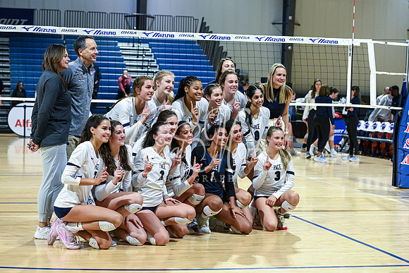 4A GHSA State Volleyball Champions, Pace Academy, in a comeback 3-2 win over Lovett at the Champions Center in LakePoint Sports Complex