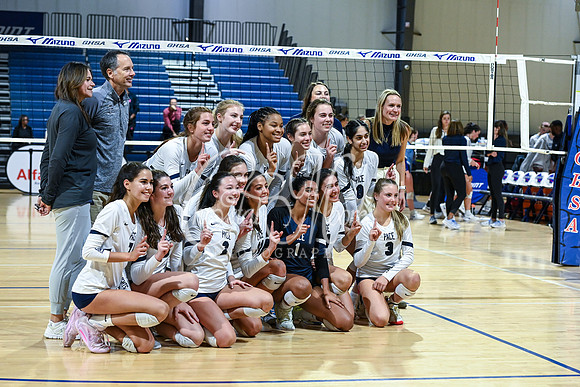 4A GHSA State Volleyball Champions, Pace Academy, in a comeback 3-2 win over Lovett at the Champions Center in LakePoint Sports Complex