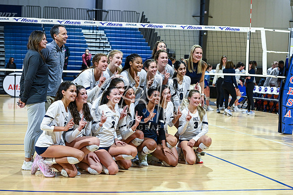 4A GHSA State Volleyball Champions, Pace Academy, in a comeback 3-2 win over Lovett at the Champions Center in LakePoint Sports Complex