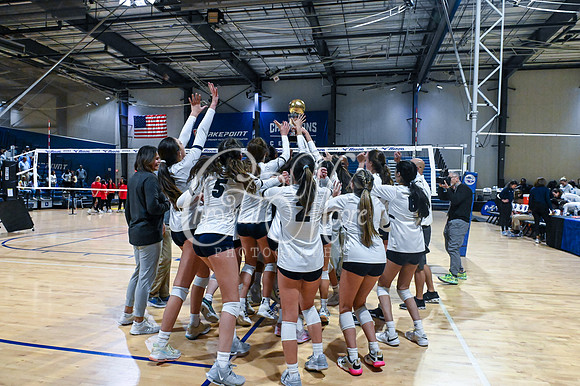 4A GHSA State Volleyball Champions, Pace Academy, in a comeback 3-2 win over Lovett at the Champions Center in LakePoint Sports Complex