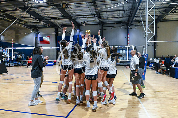 4A GHSA State Volleyball Champions, Pace Academy, in a comeback 3-2 win over Lovett at the Champions Center in LakePoint Sports Complex