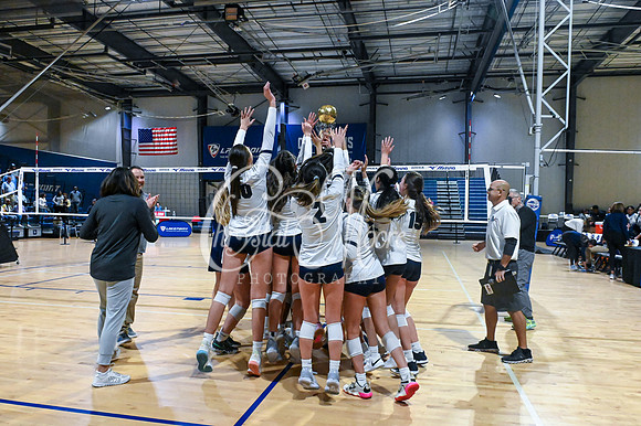 4A GHSA State Volleyball Champions, Pace Academy, in a comeback 3-2 win over Lovett at the Champions Center in LakePoint Sports Complex