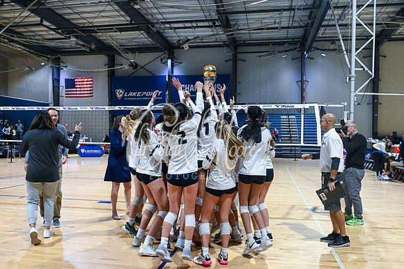 4A GHSA State Volleyball Champions, Pace Academy, in a comeback 3-2 win over Lovett at the Champions Center in LakePoint Sports Complex