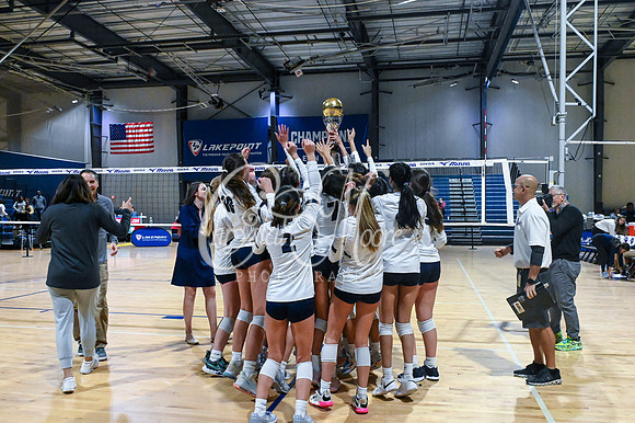 4A GHSA State Volleyball Champions, Pace Academy, in a comeback 3-2 win over Lovett at the Champions Center in LakePoint Sports Complex