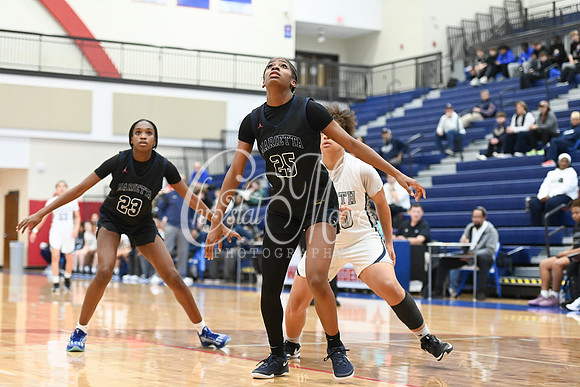 6A Marietta vs 6A North Paulding during Region 5 semi-finals girls basketball tournament