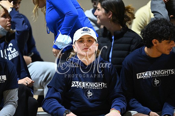 Pace Academy vs Gordon Lee High School during 2021 GHSA State 2A-1A Public Volleyball State Championship