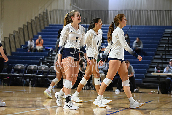Pace Academy vs Gordon Lee High School during 2021 GHSA State 2A-1A Public Volleyball State Championship