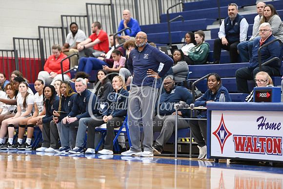 6A Marietta vs 6A North Paulding during Region 5 semi-finals girls basketball tournament