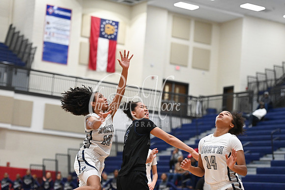 6A Marietta vs 6A North Paulding during Region 5 semi-finals girls basketball tournament