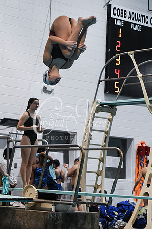 Allatoona Diving at Kennesaw Mountain High School Mountain Madness Meet