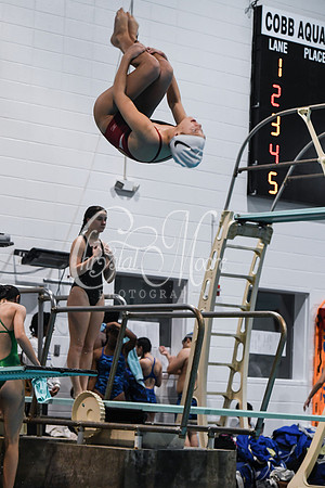 Allatoona Diving at Kennesaw Mountain High School Mountain Madness Meet
