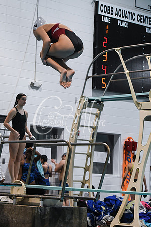 Allatoona Diving at Kennesaw Mountain High School Mountain Madness Meet