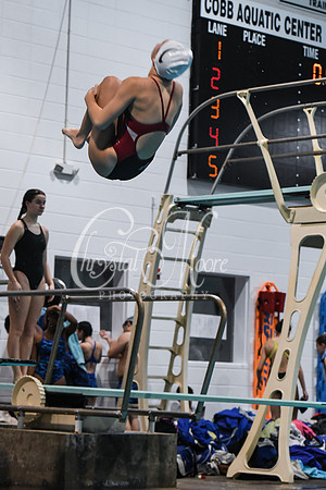 Allatoona Diving at Kennesaw Mountain High School Mountain Madness Meet