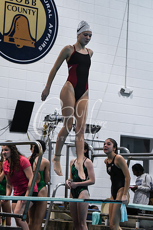 Allatoona Diving at Kennesaw Mountain High School Mountain Madness Meet