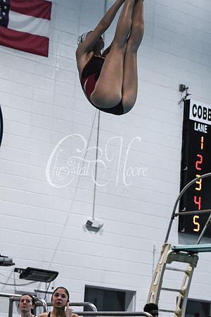Allatoona Diving at Kennesaw Mountain High School Mountain Madness Meet