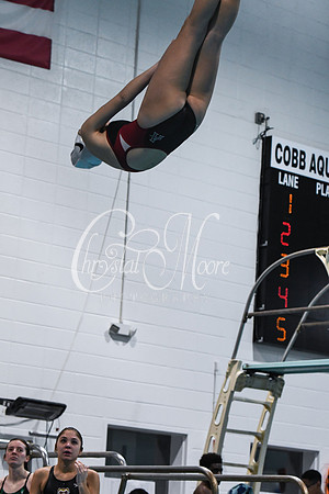 Allatoona Diving at Kennesaw Mountain High School Mountain Madness Meet